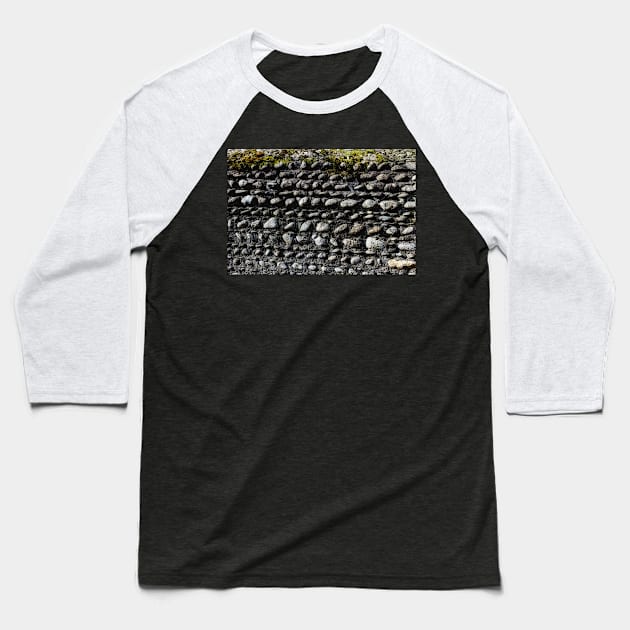 wall of stone Baseball T-Shirt by rickylabellevie